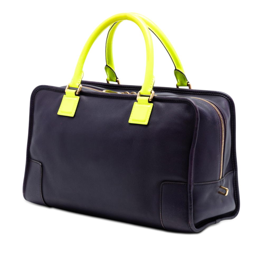Pre-Loved LOEWE Special Edition Bicolor Goatskin Amazona 36 - Picture 2 of 6